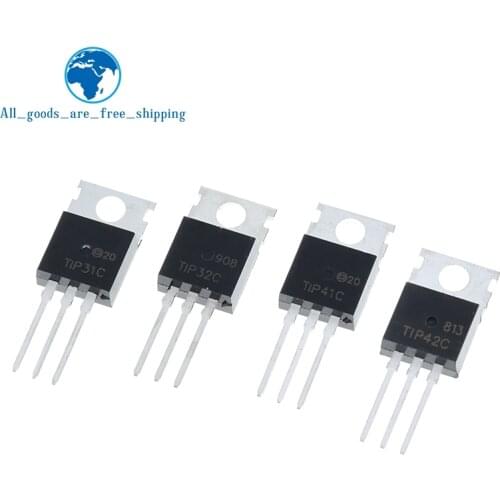 10pcs/lot TIP31C TIP32C TIP41C TIP42C Power Transistors TO-220