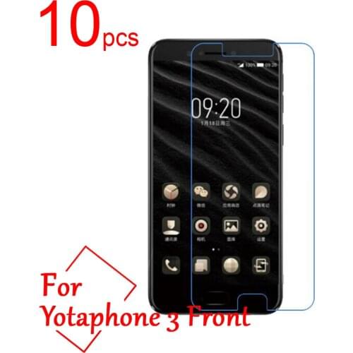10pcs Ultra Clear/Matte/Nano anti-Explosion HD LCD Screen Protector Film Cover For Yotaphone 3 (front&Back) Protective Film
