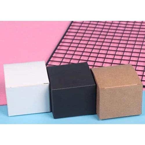 30pcs Black White Cardboard Box Kraft Paper Boxes for Packaging Lipstick Cosmetic Packing DIY Craft Jewelry Party Gift Boxes