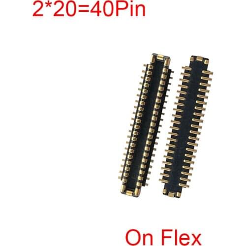 5pcs 40 Pin LCD Display Screen FPC Connector On Motherboard Flex Cable For Huawei Mate40 Mate40pro Mate 40 Pro 40Pro 40 Lite