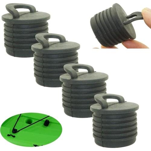 AUXPhome Pack of 4, Kayak Marine Boat Scupper Stoppers Scupper Plugs bungs for Kayak Inflatable Water Kayak Canoe Boat Drain Hol