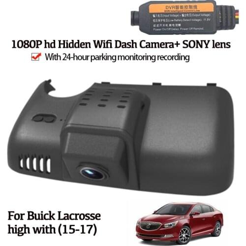 Car Hidden 1080P Wifi Recorder Dash Cam Camera For Buick Lacrosse High with 2010 ~2015 2016 2017 Novatek 96658 Night Vision