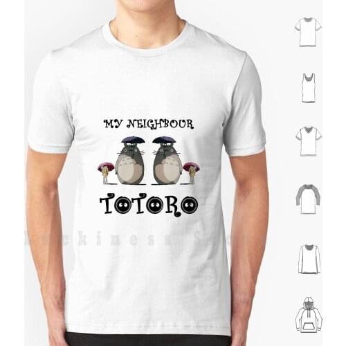 Totoro , Satsuki And Mei - Symmetry T Shirt Men cotton Cotton S - 6xl Totoro My Neighbour Totoro My Neighbor Totoro Soot
