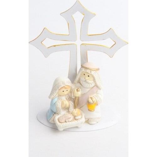 Creative Retro Iron Art Jesus Sculpture Ornaments Living Room Desktop Christmas Decoration Crafts Gifts New Year Decoration 2021