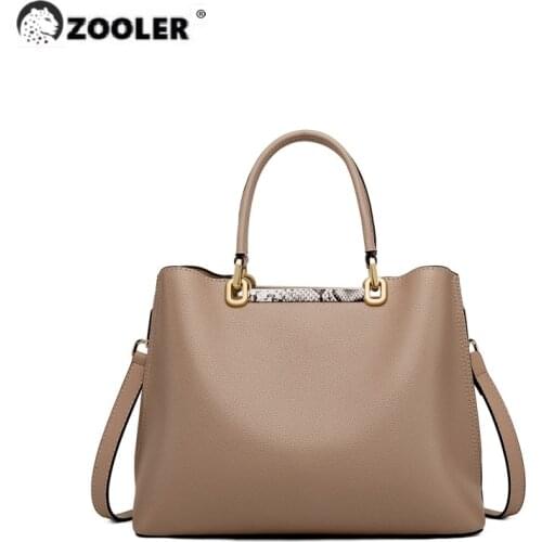 Limited ZOOLER Women Leather Handbags for Female Luxury Women Tote Bag Roomy Commuting Handbags Alligator Pattern #SC892