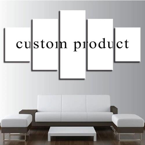 Modular Custom Made Wall Art Pictures For Living Room Framework 5 Pieces Customized Canvas Painting HD Prints Poster Home Decor