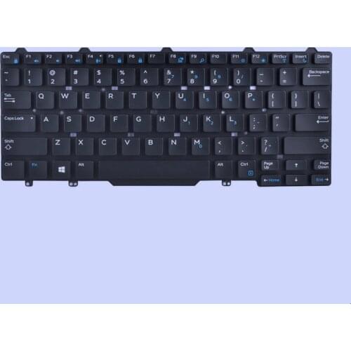 New Original US Keyboard For DELL Latitude 5490 5491 5495 7350