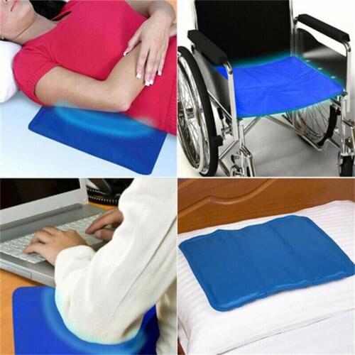 Cooling Gel Pillow Bed Mat Pad Cooling Gel Pillow Chilled Natural Comfort Sleeping Aid Ice Pillow Sleep Pillow For Travel Office