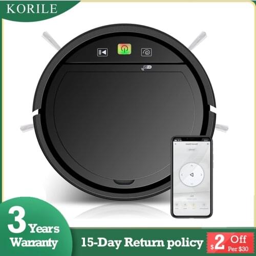 2500Pa Smart Robotic Vacuum Cleaner APP&Wifi Control Sweep&Suction&Wet Mop 3 in 1 U-Shape route Planning For Pet hair floor