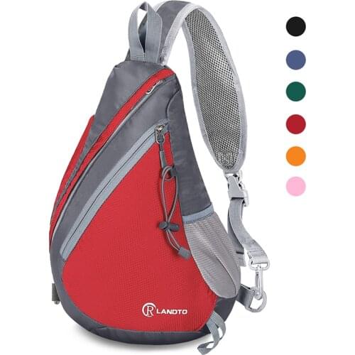 ZOMAKE Sling Backpack Crossbody Bag Shoulder Bag Travel Hiking Daypack Mini Chest Backpacks for Men Women