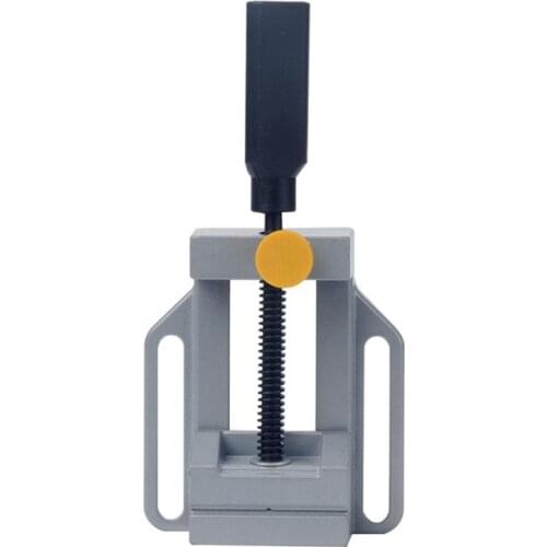 Drill Press Vise Mini Multi-Function Electric Bracket Drill Press Clamps Aluminum Alloy Bench Vice Drill Press Table WWO