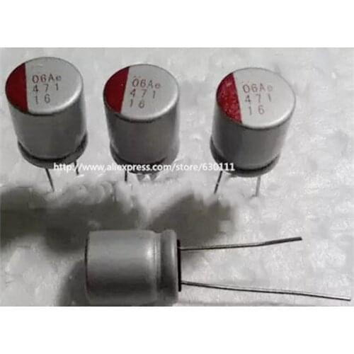 Solid capacitors 470UF 16V 10*12MM Motherboard graphics capacitance
