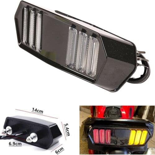 Motorcycle LED Tail Light Rear Light Signal Lights Running Turn Signal For Honda MSX125 CBR650F CTX700 CTX700N