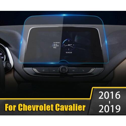 For Chevrolet Cavalier 2016 2017 2018 2019 2020 Tempered Glass Car GPS Navigation Screen Protector Film LCD Protective Sticker