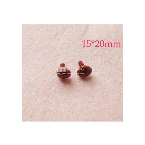 15*20mm plastic red/pink/brown triangle noses+washers(red size is 15*18mm)