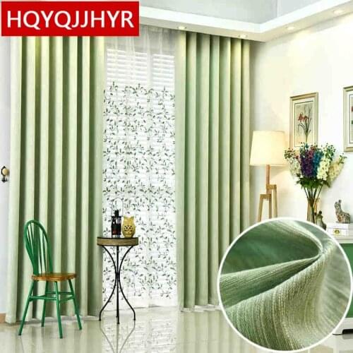 2016 Modern simplicity excellent Linen Curtains for Living Room high-grade custom-finished thick Curtains for Bedroom/ Kitchen