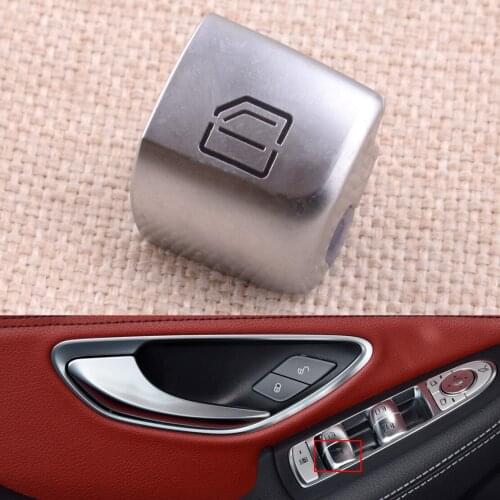 CITALL Rear Right Window Master Switch Repair Button Cover Cap Fit For Mercedes-Benz C Class W205 GLC W253 2015 2016 2017-2020