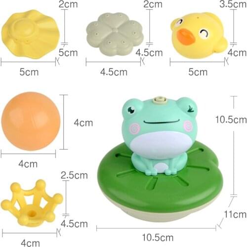 Baby Bath Toys Frog Water Spray Toy Electric Sprinkler Kid Gifts
