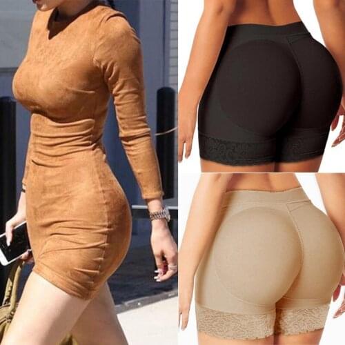 Women Butt and Hip Enhancer Booty Padded Butt Lifter Underwear Tummy Body Shapers Control Panties Boyshorts Shapewear
