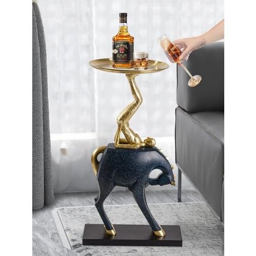 Home Decor Horse People Statues Tray Furniture Storage Ornaments Interior Figurines Abstract Sculpture Living Room Decoration