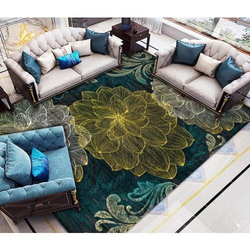 European abstract embossed plant flower carpet floor pvc self-adhesive wallpaper
