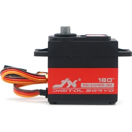 JX PDI-6221MG-180 degree 20KG 180 Angle High Precision Metal Gear Digital Standard Servo Robot