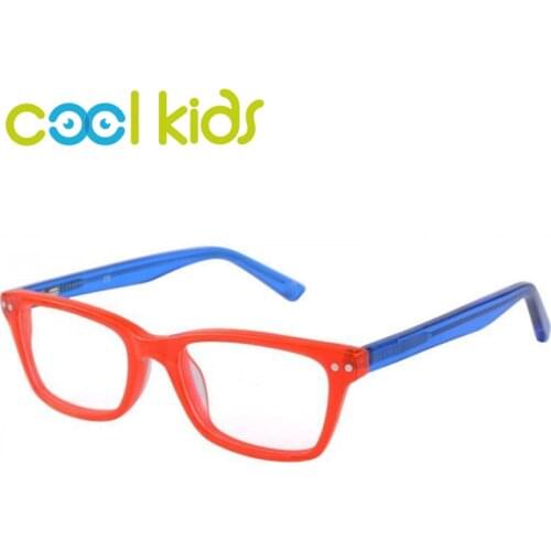 COOL KIDS Kids Glasses Frame Acetate Children Computer Glasses Wear Blue Rays Proect Eyes Optical Prescription with Clear Lens