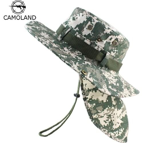 Summer Neck Flap Sun Hat Men Women Bucket Hat Outdoor UV Protection Boonie Hat Hiking Fishing Mesh Safari Hat Breathable