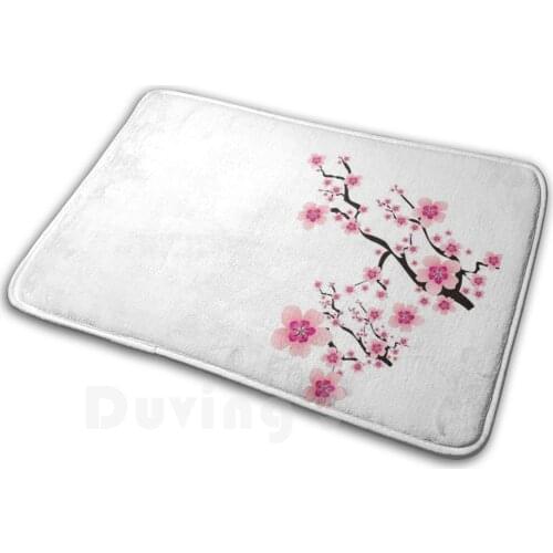 Cheery Blossom Soft Non-Slip Mat Rug Carpet Cushion Sakura Cherry Blossom Japan Asian Travel Tree Flowers Beauty Trip Spring