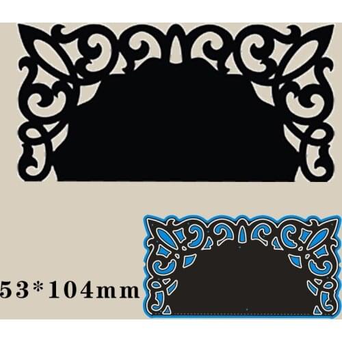 53*104mm lace Irregular figure new Metal Cutting Dies for card DIY Scrapbooking stencil Paper Craft Album template Dies