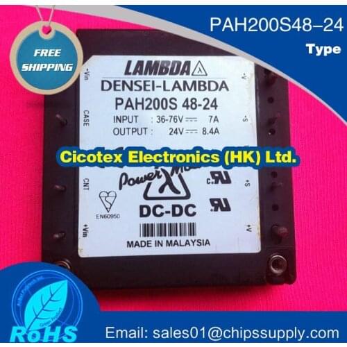 PAH200S48-24 IGBT POWER MODULE CONVERT DC-DC 24V 201.6W 8.4A DC-DC