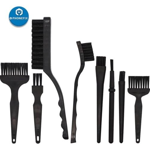 Phone Repair Brushes Anti Static Circuit Board Cleaning Brushes PCB Soldering Paste Welding Flux Brushes