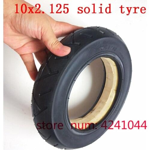 Scooter Tire Vacuum Solid Tyre 10x2.125 for 10 Inches Electric Balancing Scooter Hoverboard Avoid Non-Pneumatic Tyre Kits