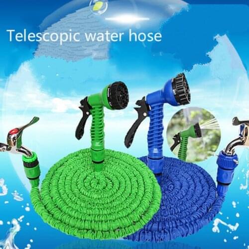 25FT-250FT Garden Hose Expandable Flexible Water Hose EU Hose Plastic Hoses Pipe With Spray Gun To Watering Car Wash Spray