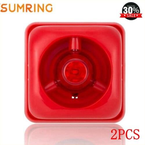 Sirena Alarma 12v Wired Strobe 24V Signal Warning Light Flash Siren Lamp Highlight Alarm Lamp for Alarm Security Home