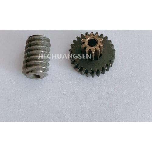 Steel) 5840-31ZY gear motor worm,Small module gear self-locking 0.5M 10T + 0.5M 25T 3.17mm