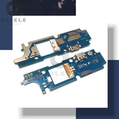 Charging Port For Wiko View Max USB Charger Port Dock Connector Charging Plug Board Flex Cable Microphone Replacement Parts