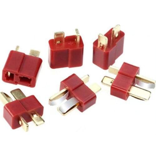10 pair T Plug Deans Connectors Set For RC Male/Female Terminals Connectors Assortment Kit For RC LiPo Battery