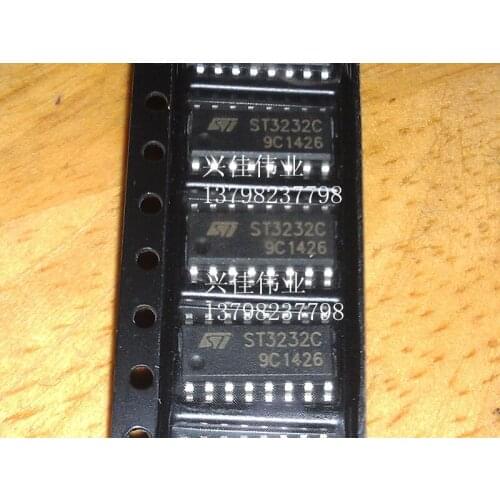 10PCS New ST3232CDR ST3232C SOP-16 Buffer and Line Driver
