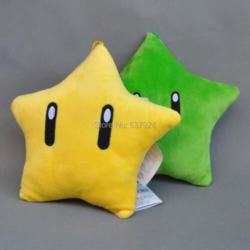New 10Pcs Yellow Green Star 8" 20CM Plush Doll