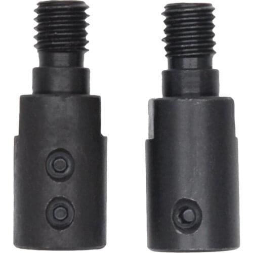 2 Pcs M10 Dc Motor Shaft Drill Adapter for Saw Blade Connection Coupling Joint Connector Coupler Sleeve Tools Accessories, 5 Mm