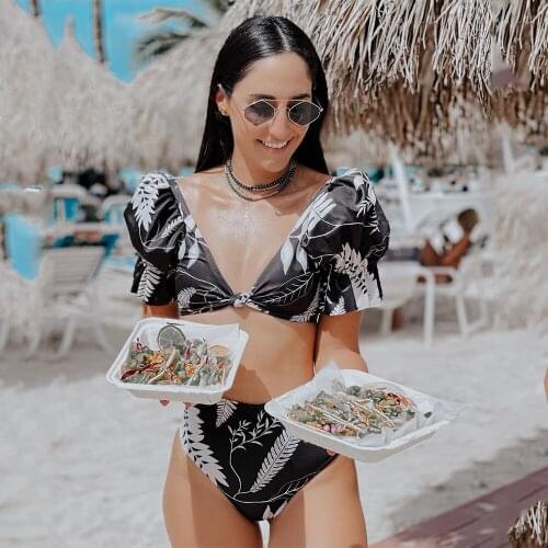 2021 Summer Sexy Bikini Set Solid Swimsuit Women Bikinis Shell Tassels Bikini Beach Bathing Halter Swimwear Strappy B452