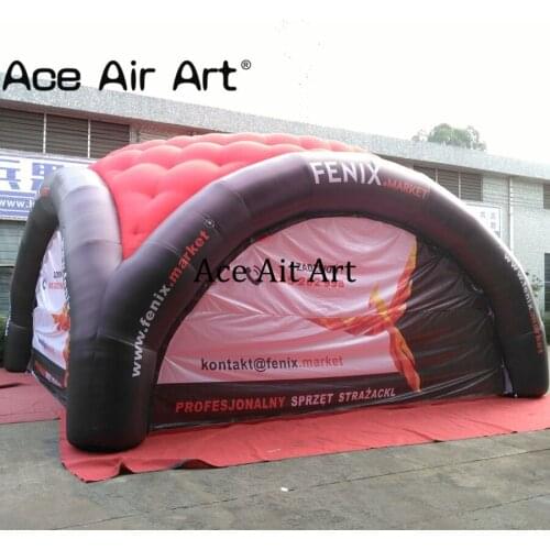 7x7m Huge inflatable dome tent with removable door for exhibition or advertising with painting wall