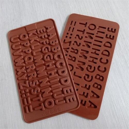 Baking Accessories Cream Cake 26 Alphabet Decorating Tools Chocolate Mold Bakery Accessories Pastry Cake Design Silicon Mould