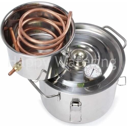 5Gal Water Wine Beer Alcohol Distiller Moonshine Alcohol Home DIY Brewing Kit Home Distiller Stainless Distiller Equipment