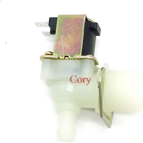 1PC Electric Solenoid Valve Right angle Water Inlet Switch Installation Male G3/4 DN20 For ice machine air conditioner