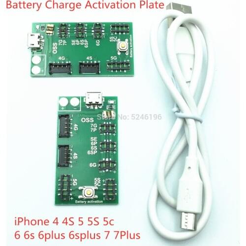 Micro USB Activation Charging Board Flex cable For iPhone 4 4s 5 5s 5c 6 6s 6plus 6splus 7 7Plus Battery Charge Activation Plate