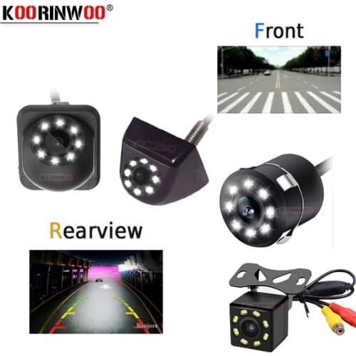 Koorinwoo For Sony CCD Car Rearview Camera Rear Reverse Camera Parking 8 LED Lights Night Vision Video System For DVD Android