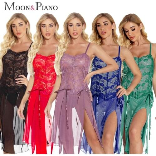 Lace Nightgown Women Sleepwear Oversize 3XL 4XL 5XL 6XL Female Sleevless Home Dress Sexy Nightdress Thong Ladies Homewear