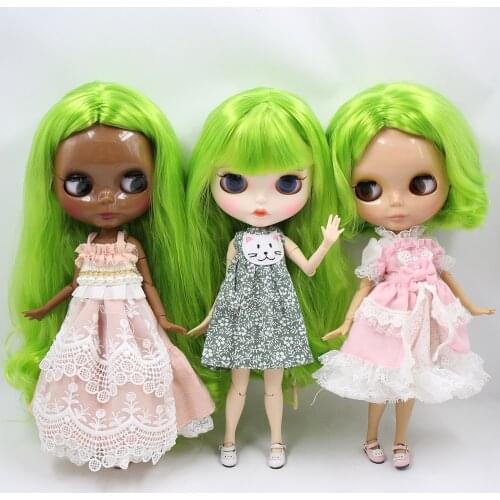ICY DBS Blyth Doll No.QM422 Green hair custom 1/6 bjd ob24 anime girl